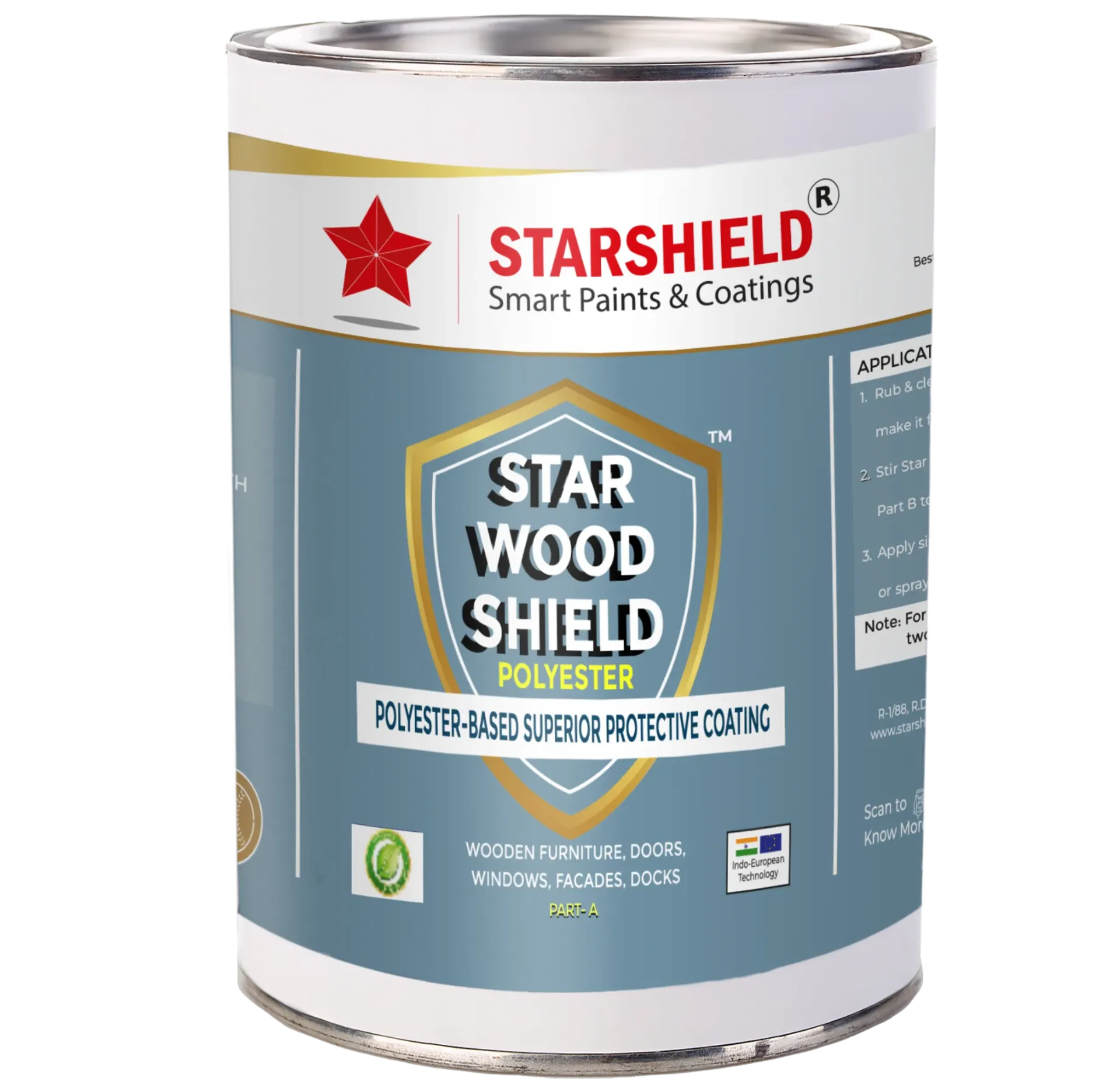 Star Wood Shield Polyster